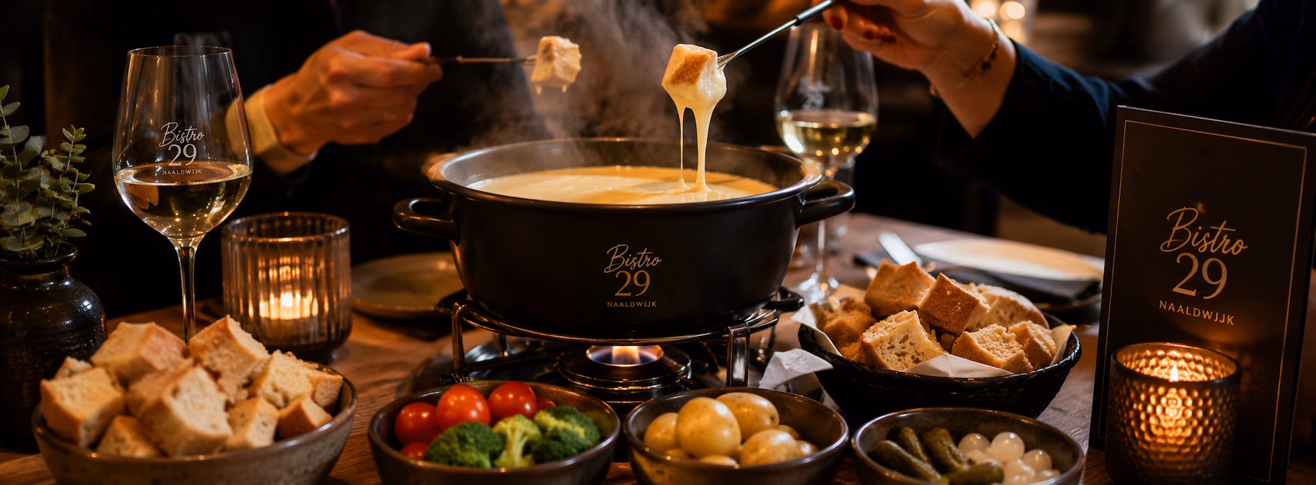 Kaasfondue bij Bistro 29 in Naaldwijk